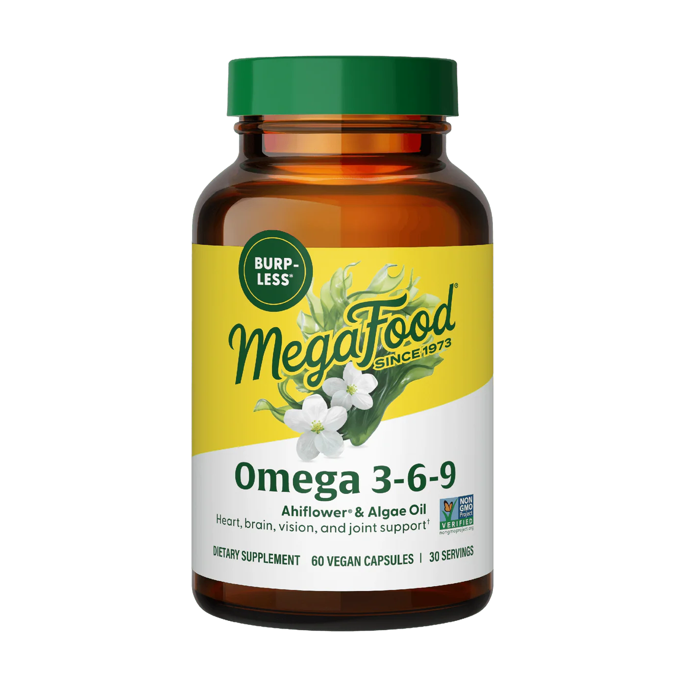 Burp-less Vegan Omega Complex blends plant omegas 3-6-9 to support heart, brain, skin, and joint health daily. See WhatToTrust scores for trusted guidance.